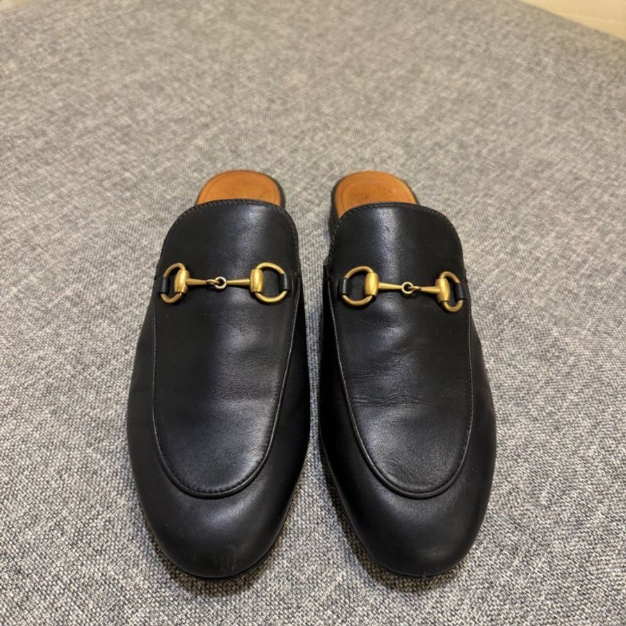 Gucci 經典款黑色樂福鞋 loafer-0