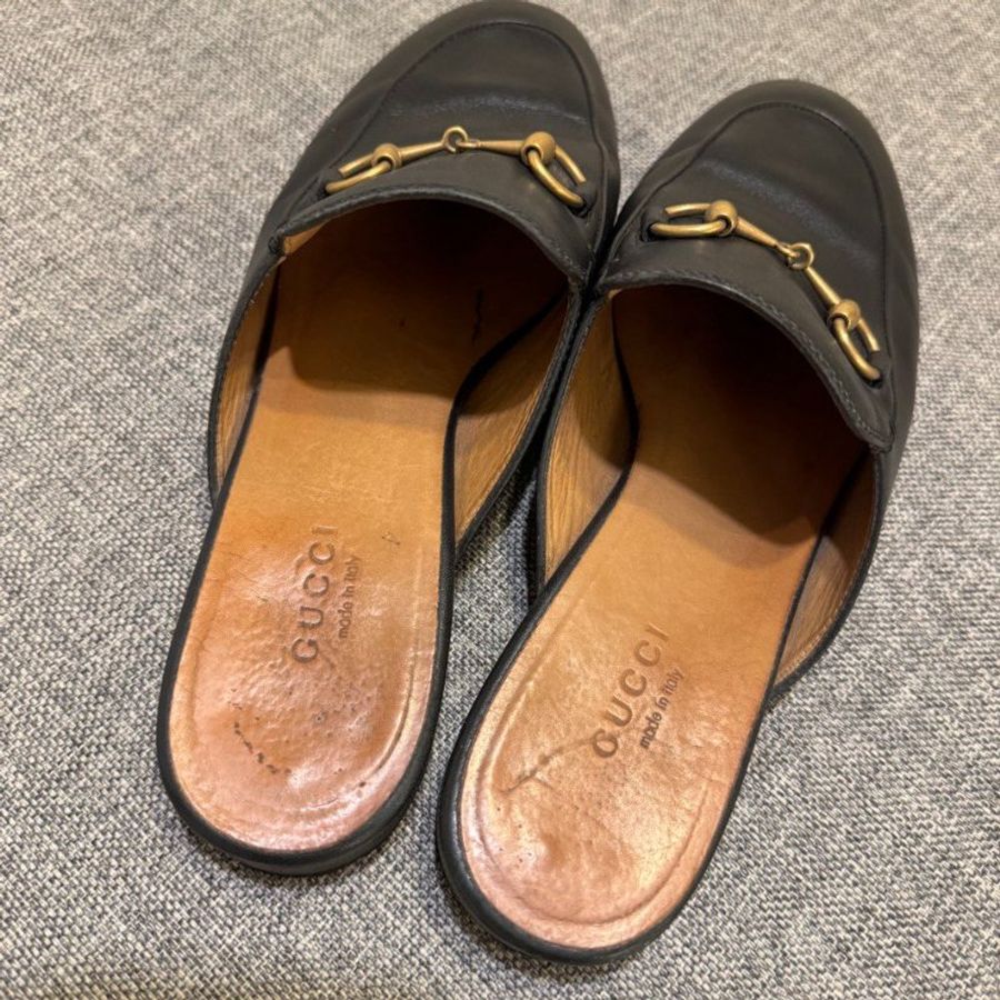 Gucci 經典款黑色樂福鞋 loafer-6