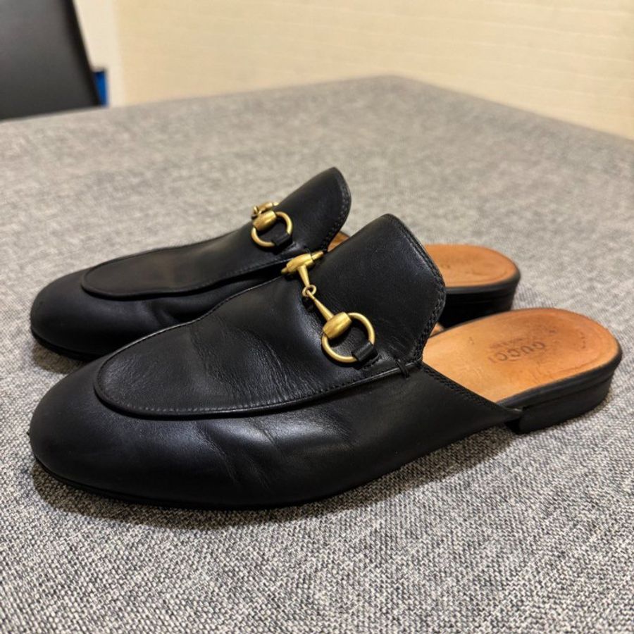 Gucci 經典款黑色樂福鞋 loafer-7