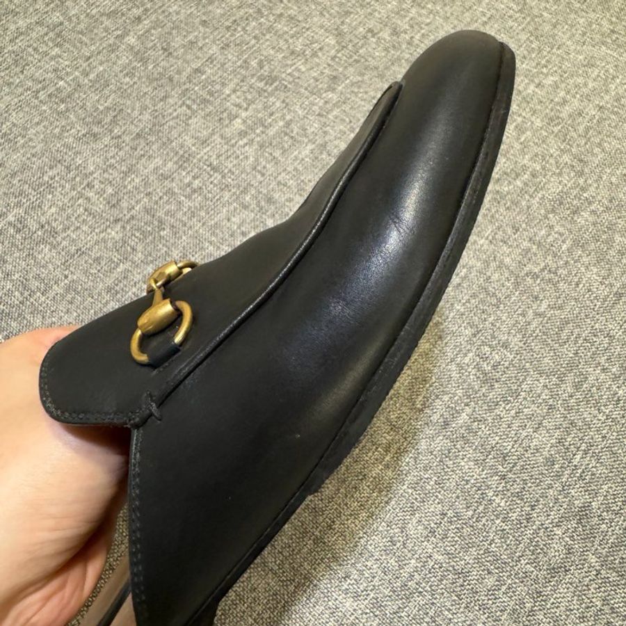 Gucci 經典款黑色樂福鞋 loafer-8