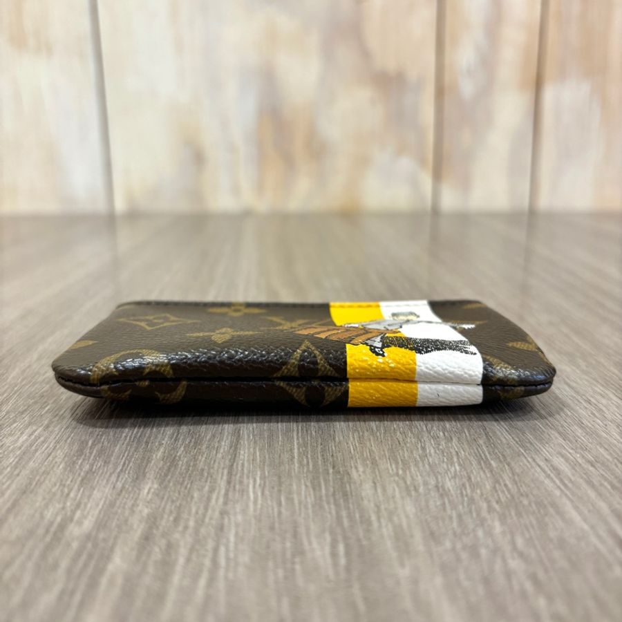 Louis Vuitton原花門童圖案鑰匙零錢包Groom Pochette Cle-3