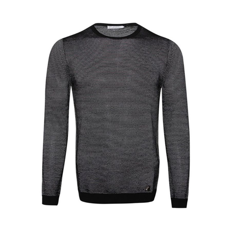 Versace Medusa Pullover Sweater for Men in Black/White (V700696-VK00207-V2005-S)-0