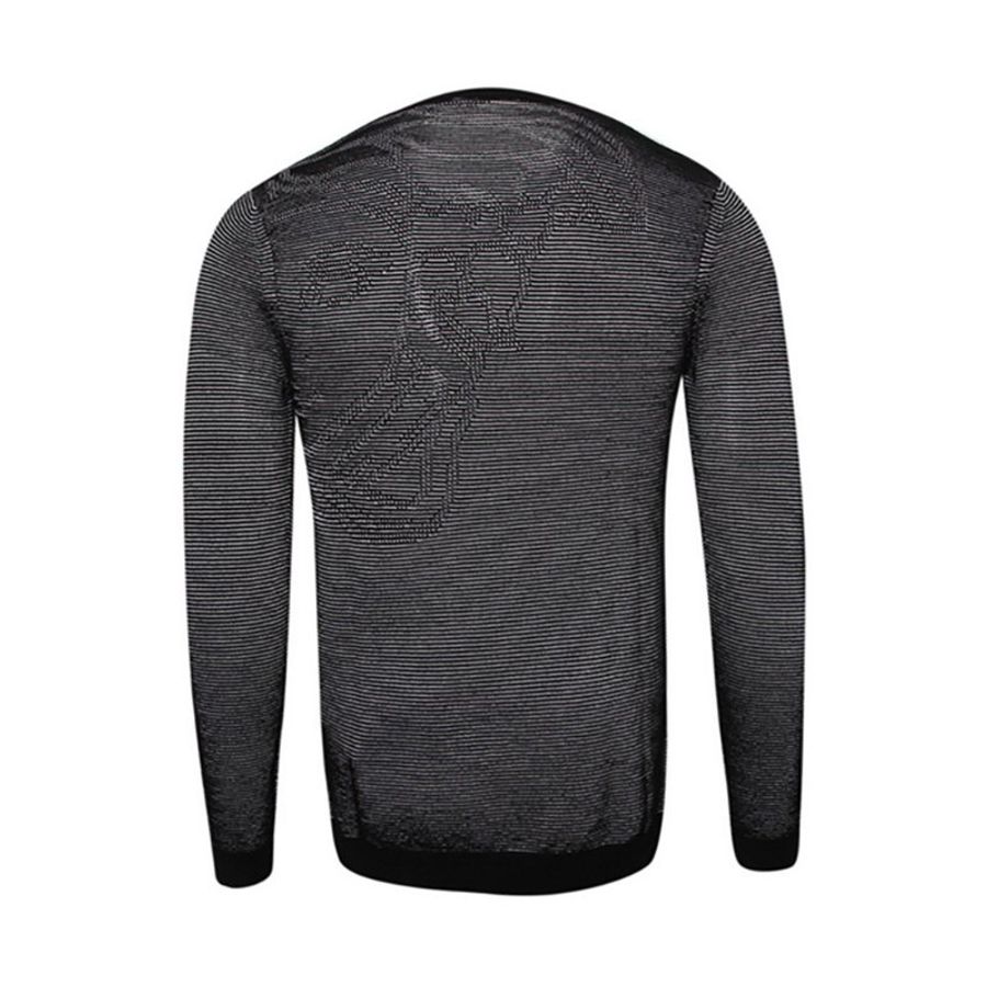Versace Medusa Pullover Sweater for Men in Black/White (V700696-VK00207-V2005-S)-1