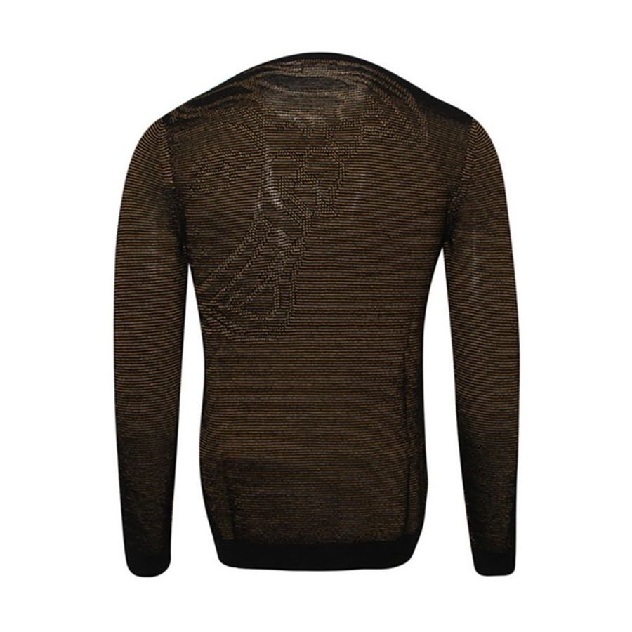 Versace Medusa Pullover Sweater for Men in Black/Yellow (V700696-VK00207-V2037-S)-1