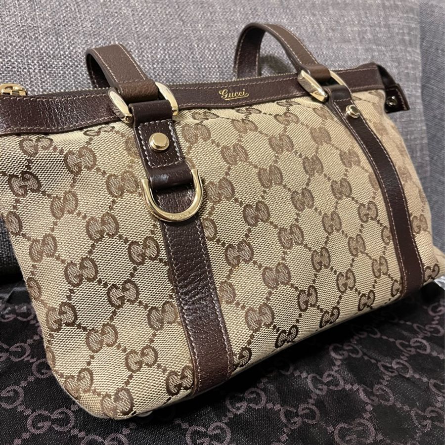 Gucci 老花手提袋-1