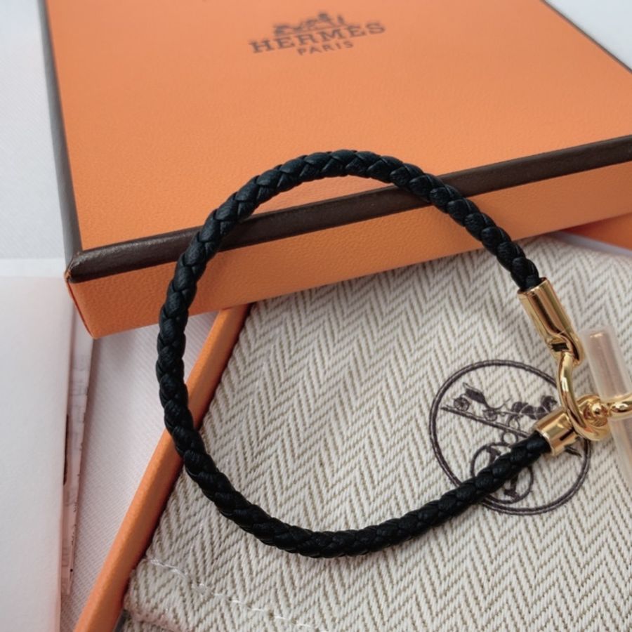 HERMES 全新Glenan編織手環-1