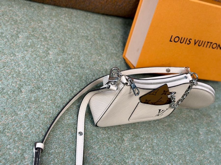 ✨全新全配✨#LV #芯片款 #EPI #水波紋 #Marellini 三合一 肩背包 斜背包-11