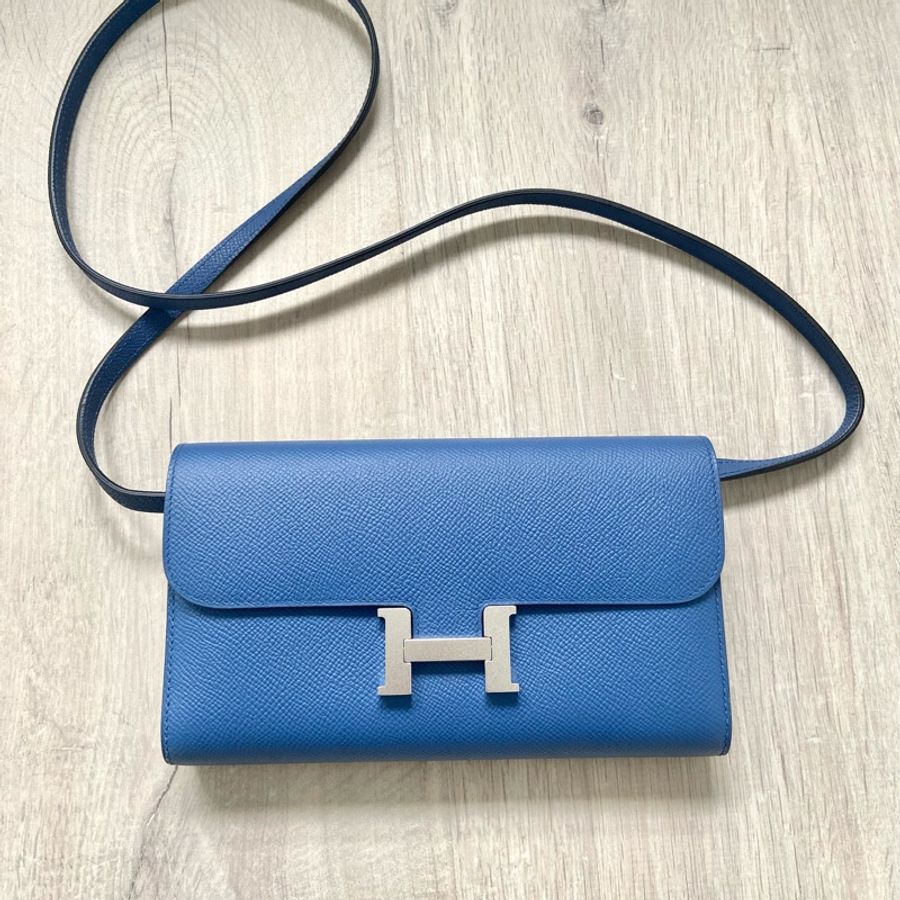 愛馬仕 Hermes constance long康康長夾(附訂製背帶)-0