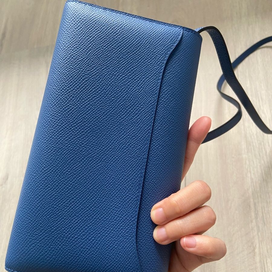 愛馬仕 Hermes constance long康康長夾(附訂製背帶)-3