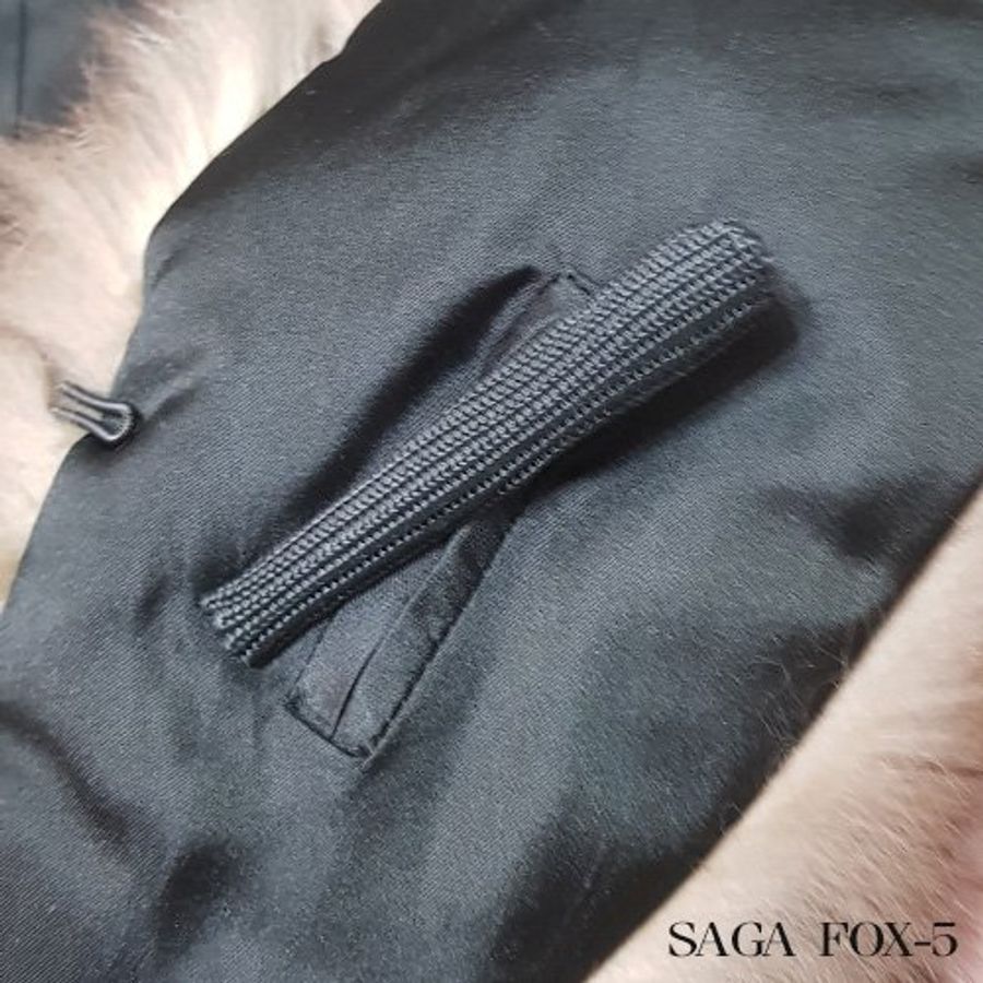 【SAGA FOX】真品狐狸毛*日式和服披肩*狐狸毛圍巾*毛皮披肩*皮草(fox5)-3
