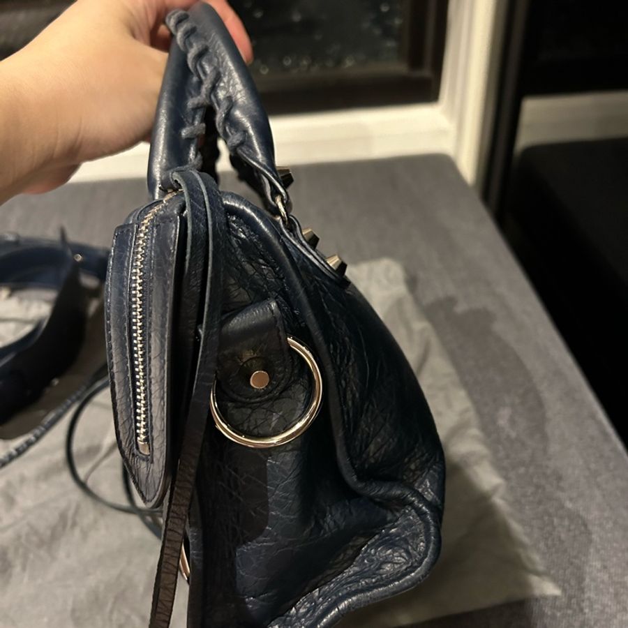 balenciaga mini city(深藍)-9
