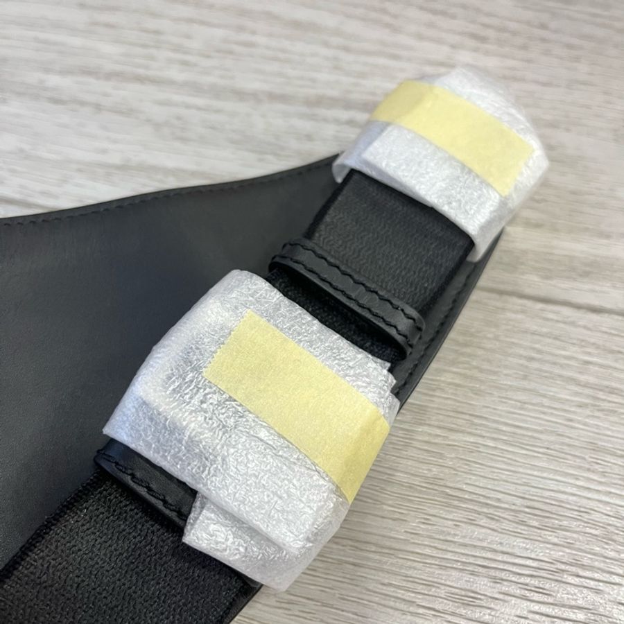 Balenciaga 藍黑拼色色腰包-9