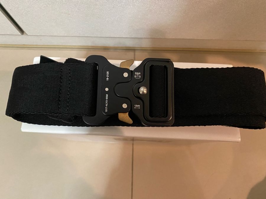 1017 ALYX 9SM Medium Rollercoaster Belt Black-2