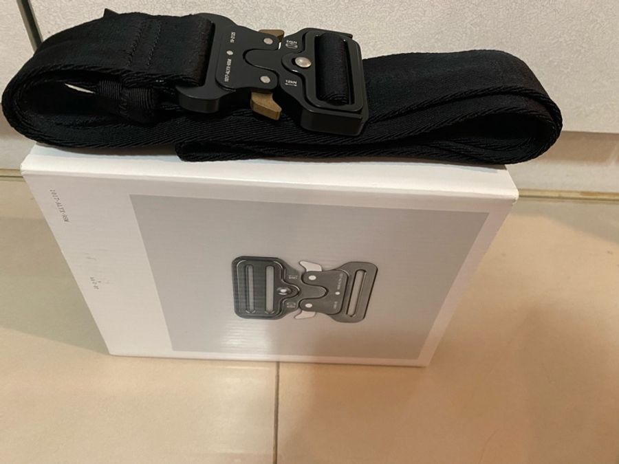 1017 ALYX 9SM Medium Rollercoaster Belt Black-3