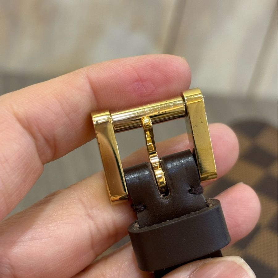 LV N51260 咖啡 棋盤 格紋 肩背包 王菲包 郵差包 咖格 小書包-23