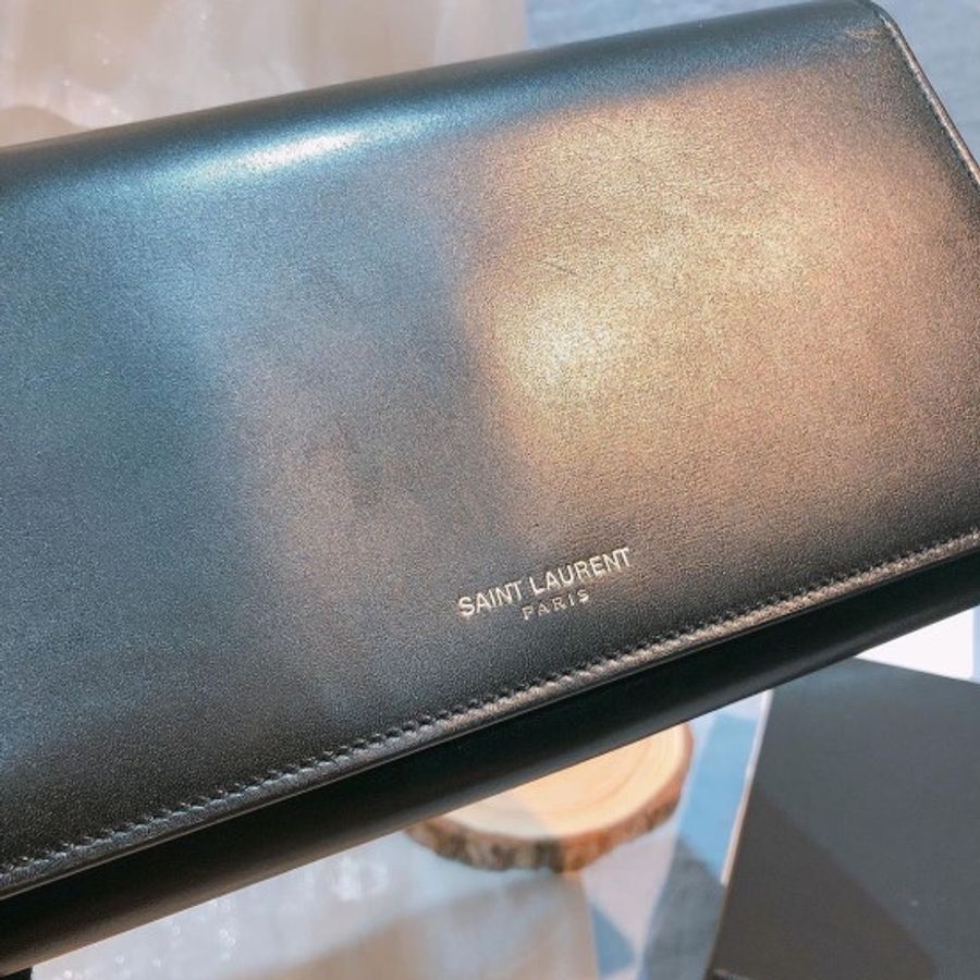 聖羅蘭 牛皮 長款錢包 Calfskin Long Wallet-2
