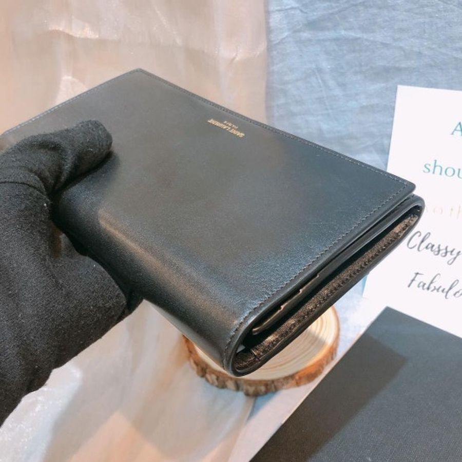 聖羅蘭 牛皮 長款錢包 Calfskin Long Wallet-6