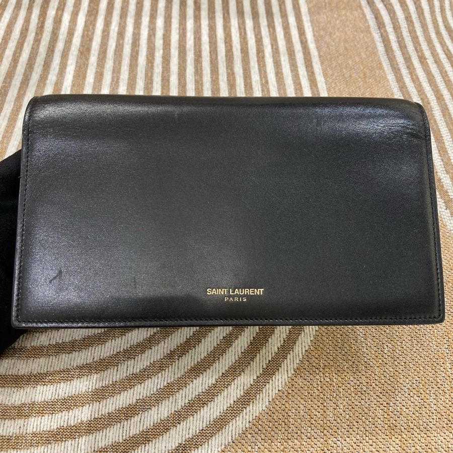 聖羅蘭 牛皮 長款錢包 Calfskin Long Wallet-12