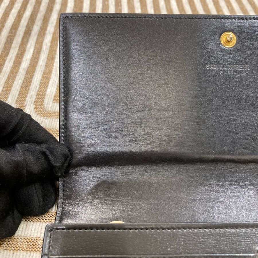 聖羅蘭 牛皮 長款錢包 Calfskin Long Wallet-20