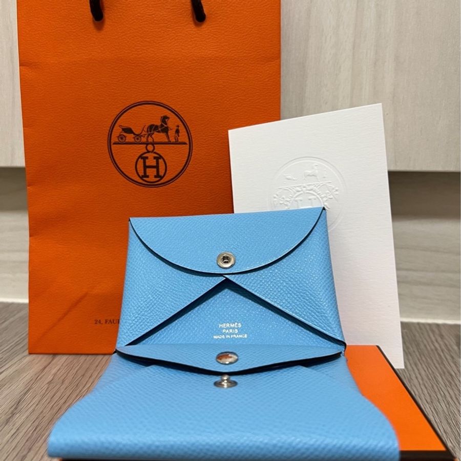 全新 Hermes Calvi duo 寶寶藍(降‼️)-0
