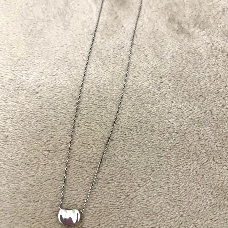Tiffany & Co 925 Silver Peretti Bean 相思豆項鍊-2