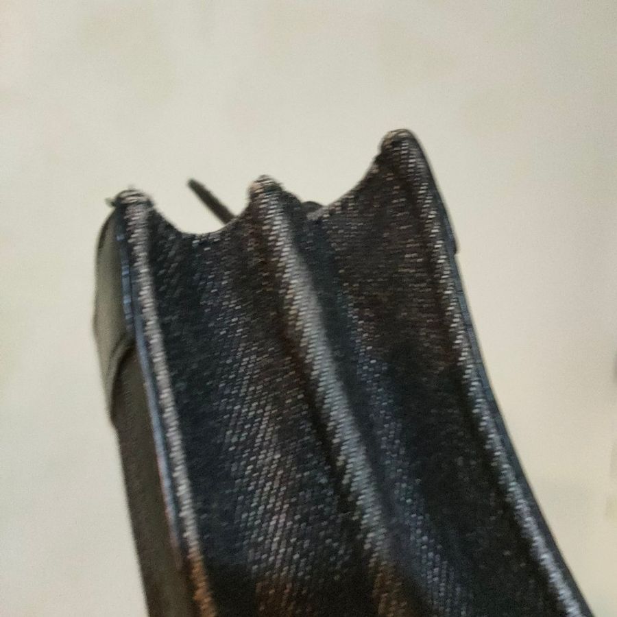 🫅寵愛媽咪♥️限時一週瘋狂降♥️【8成新】㊣✨BALENCIAGA✨巴黎世家 黑色 牛仔布 丹寧 方包 相機包 斜背包 肩背包/二手包/二手精品/保證正品-27