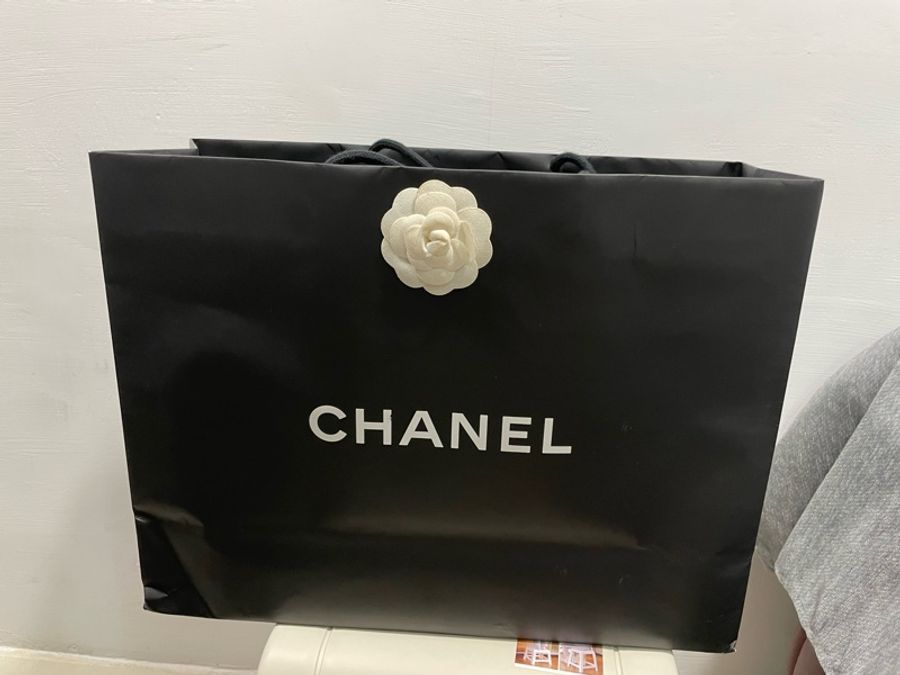 Chanel coco jambo 30cm 小羊皮黑色肩背包-1