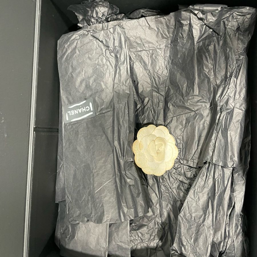 Chanel coco jambo 30cm 小羊皮黑色肩背包-16