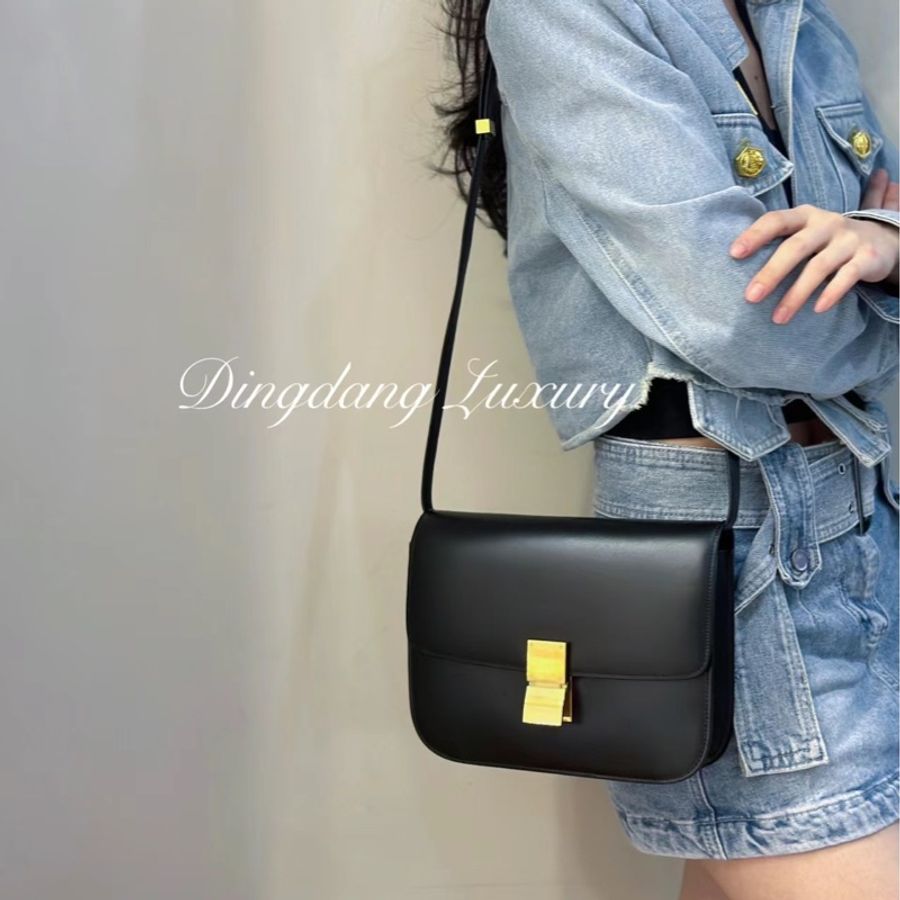 🔥爆款甜價釋出🔥 #Celine #賽琳classic #box #豆腐包 #方塊包 中號-4