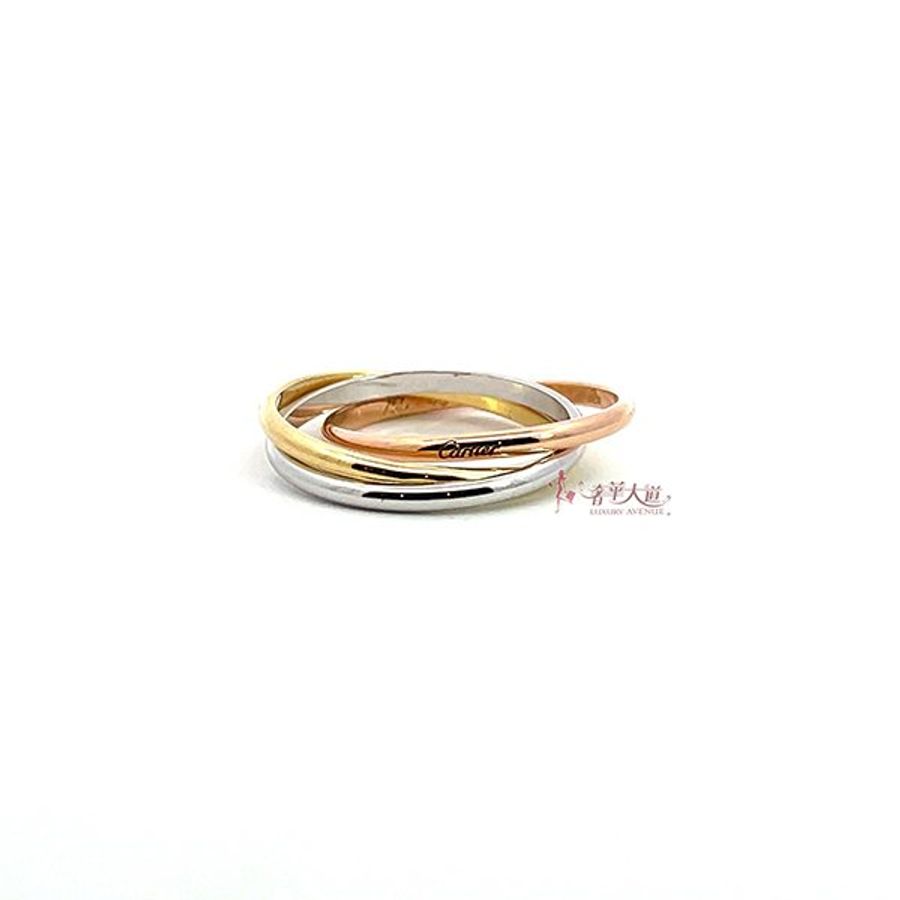 CARTIER Trinity 細款三環戒 1.5mm #49-0