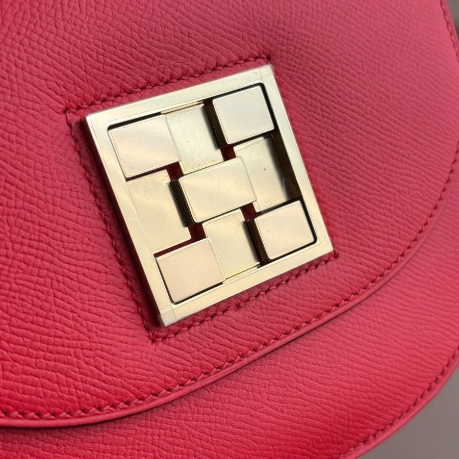 ::HERMES:: Mosaique 17 馬賽克 番茄紅側背包-2