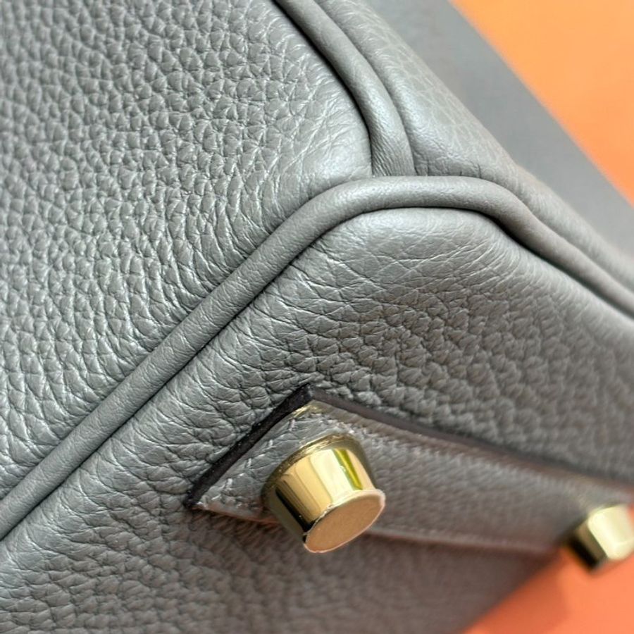 ::HERMES:: BRKIN 25 金釦積雨雲灰-8