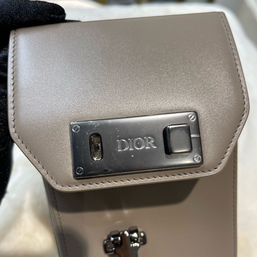 Dior 男裝 灰色 手機包 X017-7