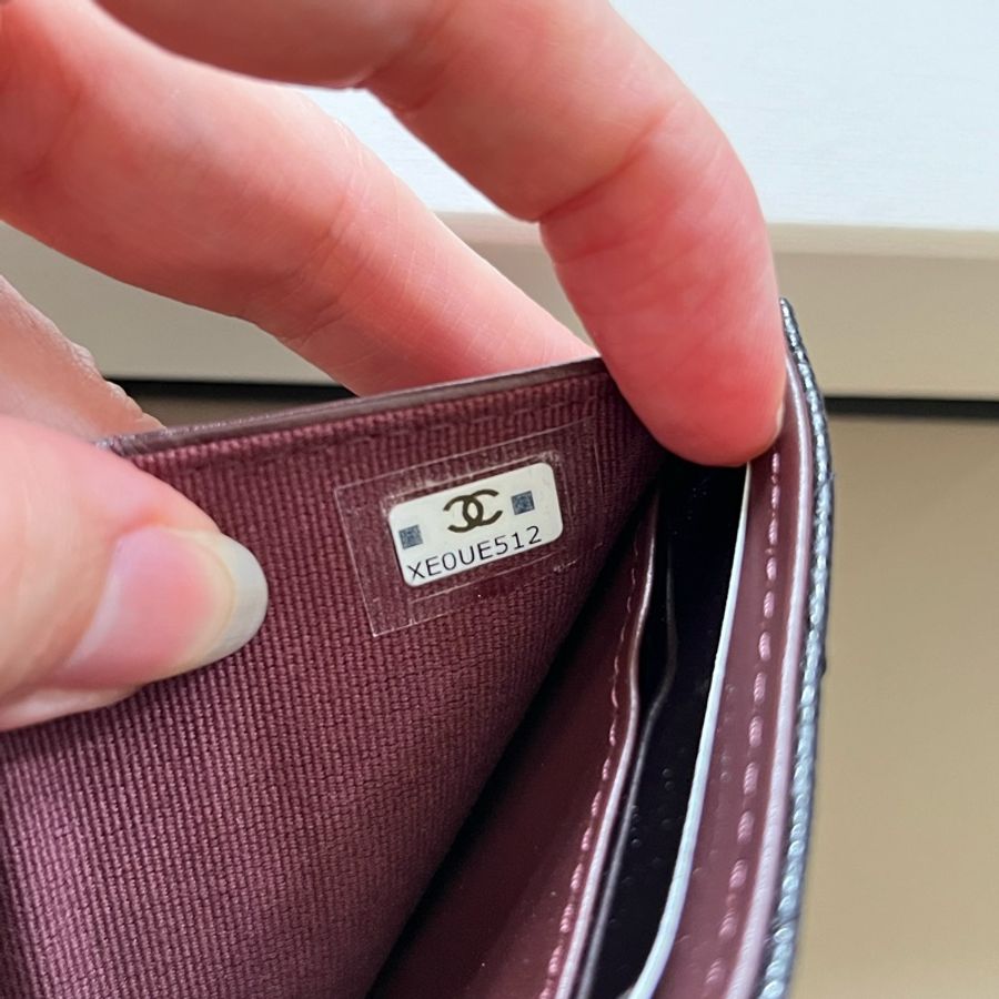 Chanel AP0230 黑色金釦迷你短夾-17