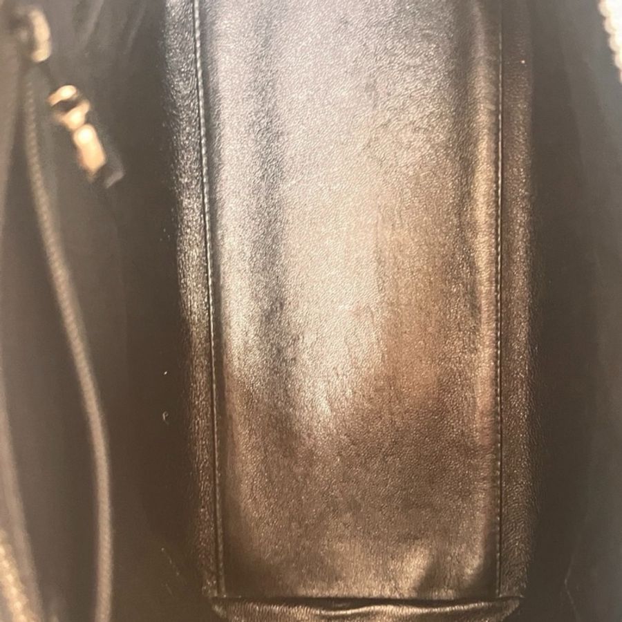 Chanel Caviar  tote bag 荔枝皮銀鏈-7
