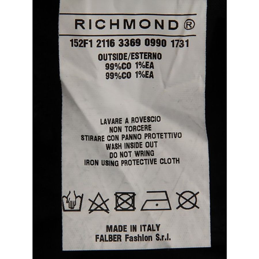 John Richmond Plain Color Jeans for Men in Black (2116-3369-0990-33)-4