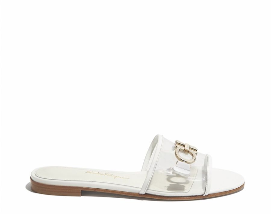 ［二手鞋子 僅穿一次］菲拉格慕Salvatore Ferragamo Rhodes涼鞋/拖鞋｜微風專櫃購入｜免運｜誠可議-0