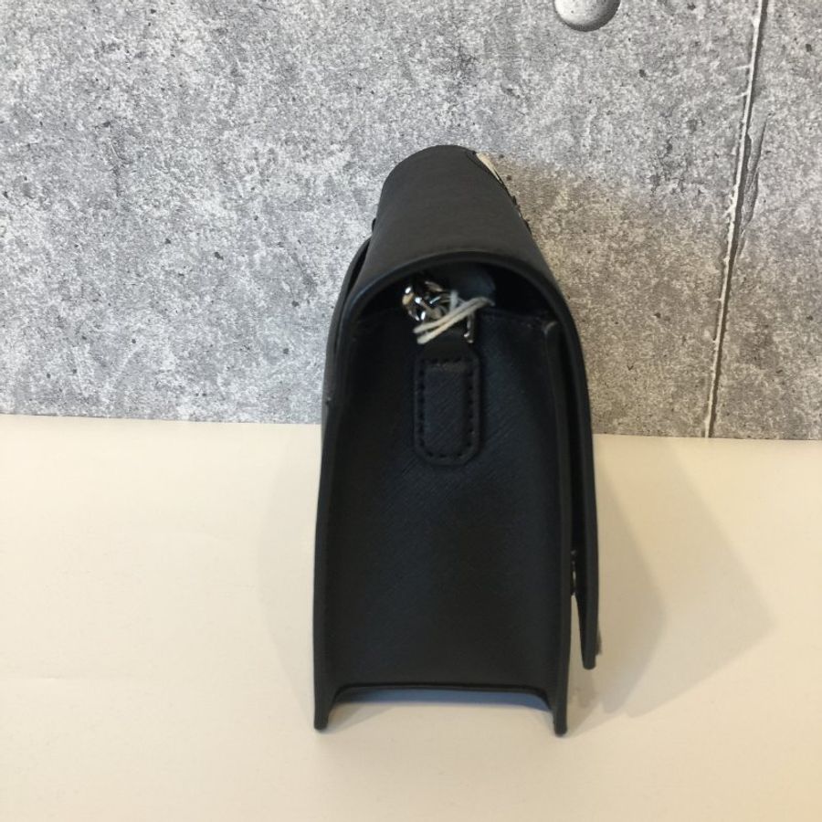 KARL LAGERFELD 黑色卡爾簽名鍊包 /斜背包-3