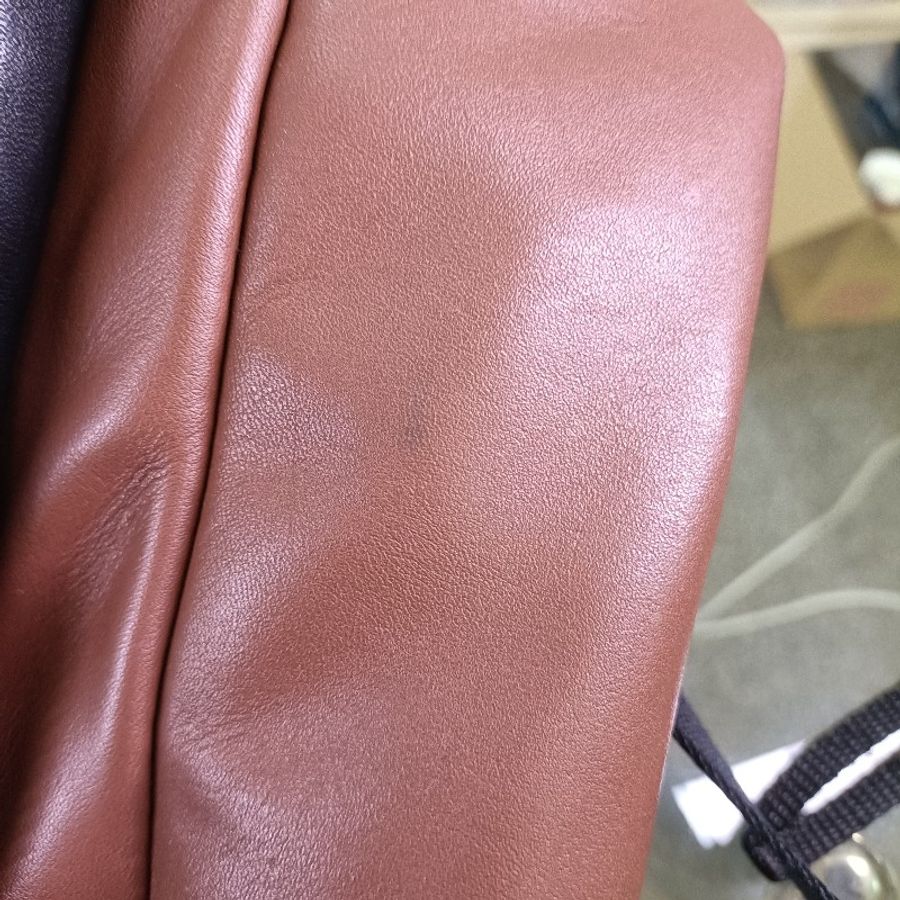 COACH 拼色牛皮後背包-53
