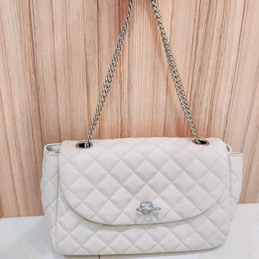 CHARLES & KEITH 小ck 菱格鏈條包-8