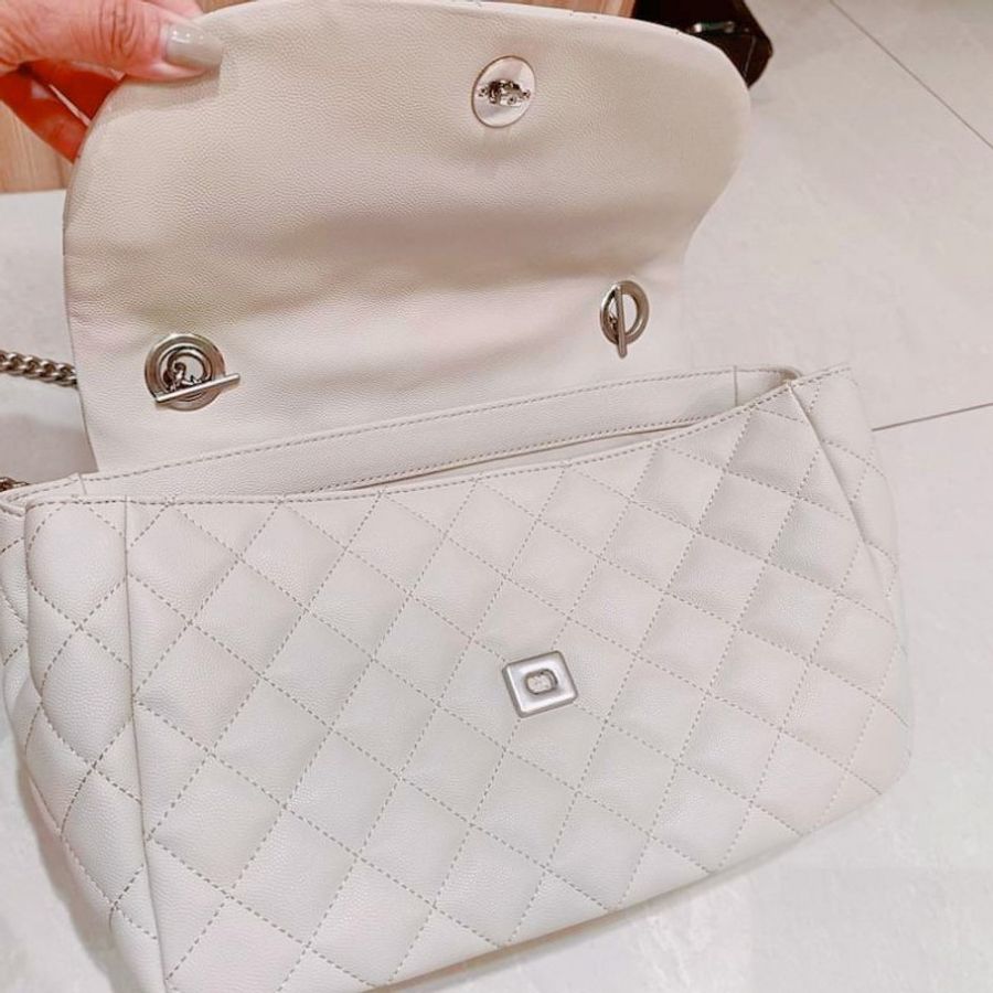CHARLES & KEITH 小ck 菱格鏈條包-12