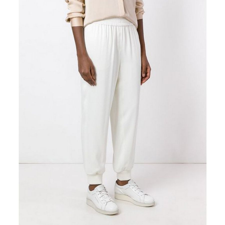 DKNY Elasticated Pants for Women in White (P4642094N-194-L)-3