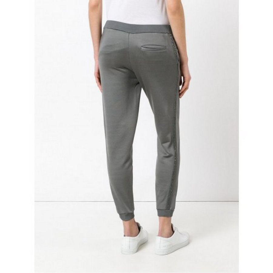 Jo No Fui Side Stripe Sweatpants for Women in Grey (JGZ013E-XLUFLJ-C8004-XS)-1