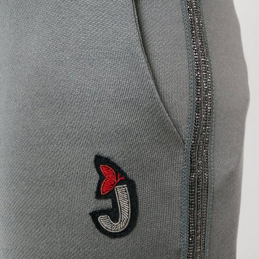 Jo No Fui Side Stripe Sweatpants for Women in Grey (JGZ013E-XLUFLJ-C8004-XS)-2