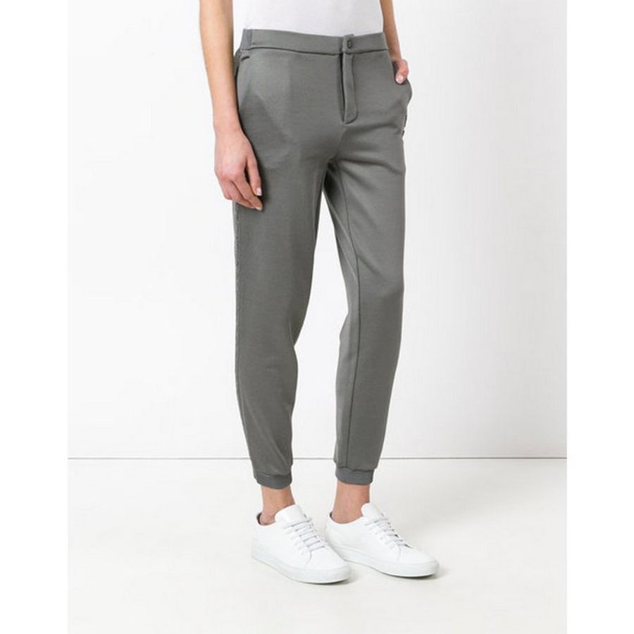 Jo No Fui Side Stripe Sweatpants for Women in Grey (JGZ013E-XLUFLJ-C8004-XS)-3