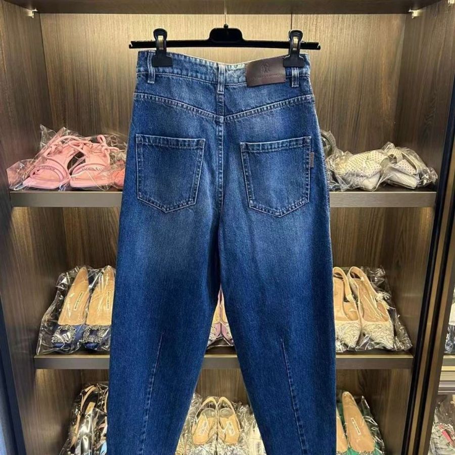 Brunello cucinelli 牛仔褲 尺寸36碼 全新帶吊牌 吊牌有一點放置痕跡-1