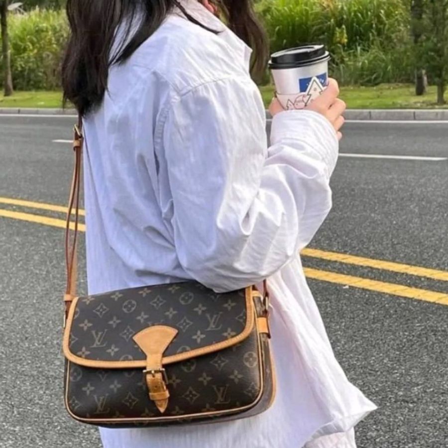 LV 馬鞍包/斜背包/側背包 M42250 75成新 不議-0