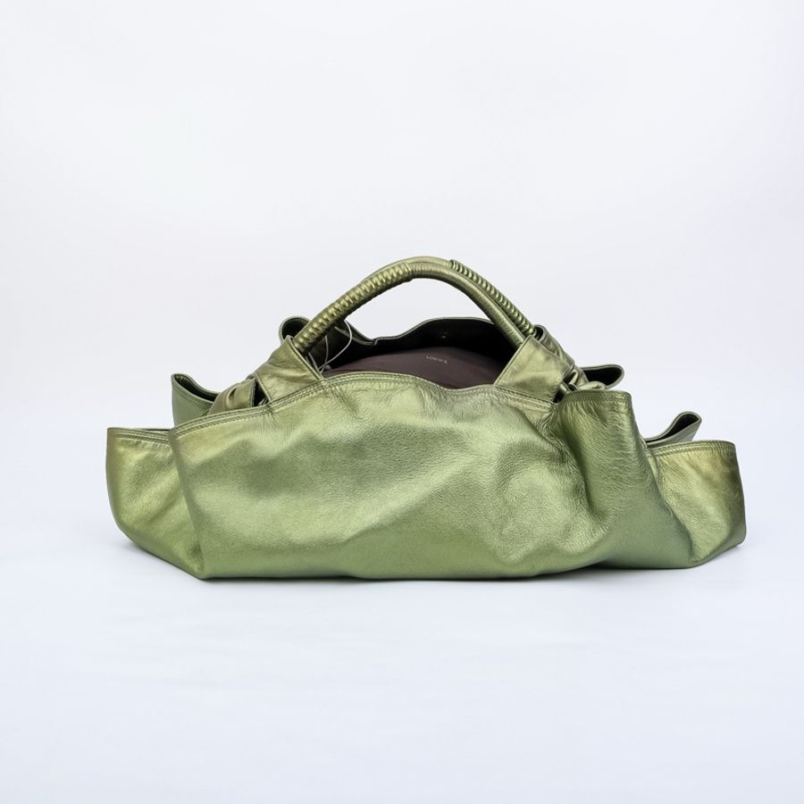 Loewe vintage 時尚特殊色手提餃子包 💚-1