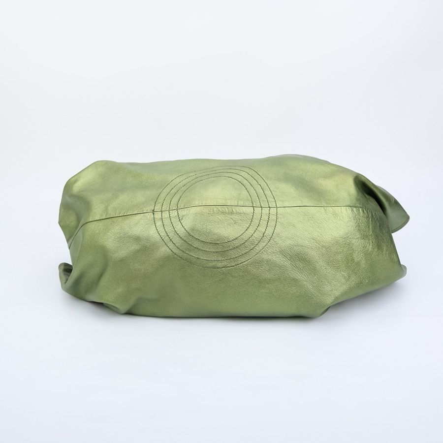 Loewe vintage 時尚特殊色手提餃子包 💚-6