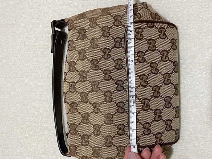 Gucci 老花帆布便當包/手提包🤎-14